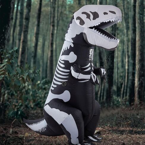 زي الديناصورات Home Home Home ، زي قابل للنفخ على ارتفاع 7 أقدام T-Rex للبالغين ، الأحمر in Saudi Arabia