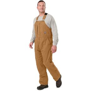 Berne Men's Heartland Insulated Washed Duck Bib Overall in Saudi Arabia