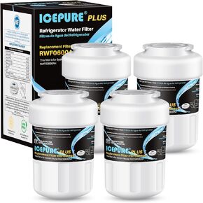 ICEPURE MWF Replacement for GE MFW, MWFP, 197D6321P006, WFC1201, MWFA, PC75009, HDX FMG-1, GSE25GSHECSS, 46-9996, GSH25JSDDSS, PSHS6PGZBESS, GWF, SGF-G9, RWF1060 Refrigerator Water Filter 4PACK in Saudi Arabia