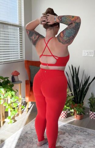 Aoxjox Women's Worling Velura Leggings High Phended Scrunch Plushflex ™ Buttery Soft Yoga Pants 26 " in Kuwait