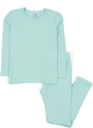 Leveret Mens Two Piece Thermal Pajamas Solid Colors (Size Small-XX-Large) in Kuwait
