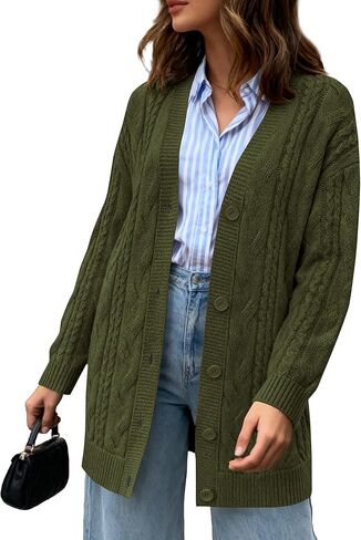 BTFBM مكتنزة سترات كارديجان للنساء Fall Fashion 2025 عصرية كابل متماسكة سترة زر الطويل معاطف الشتاء in Saudi Arabia