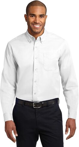 Port Authority Short Sleeve Easy Care Men’s Shirt – Regular Extended Tall Sizes in Kuwait