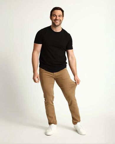 The Perfect Jean TPJ Mens Slim Fit Denkhaki Pants in Saudi Arabia