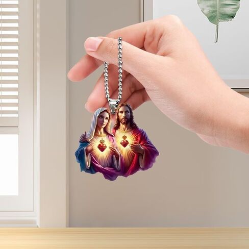 Colorful Acrylic Charm, 3.15 inch Keychain & Bag Pendant, Hanging Ornament for Car Mirror, Backpack, or Keys in Saudi Arabia