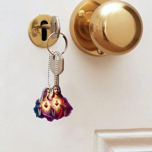 Colorful Acrylic Charm, 3.15 inch Keychain & Bag Pendant, Hanging Ornament for Car Mirror, Backpack, or Keys in Saudi Arabia