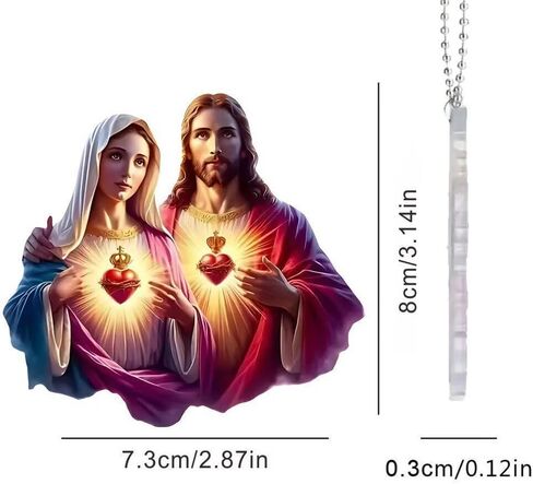 Colorful Acrylic Charm, 3.15 inch Keychain & Bag Pendant, Hanging Ornament for Car Mirror, Backpack, or Keys in Saudi Arabia