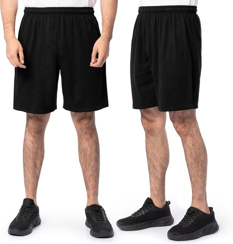 شورت رجالي مصنوع من القطن Eversoft بجيوب من Fruit of the Loom (S-4XL) in Saudi Arabia