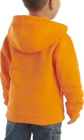 سويت شيرت بغطاء للرأس بأكمام طويلة ونصف سحاب للأولاد من Carhartt in Saudi Arabia