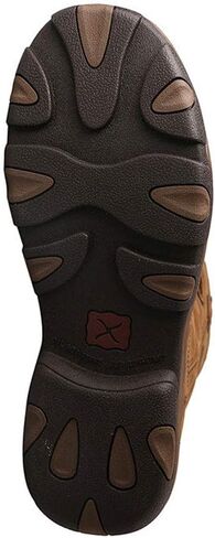 Twisted X Men’s 11" Comp Toe Boot - Pull-On Cowboy Boots Made with Composite Safety Toe, Full-Grain Leather Vamp and Shaft, Toe Cap and Heel Kick, and Reinforced Pull Holes, Distressed Saddle/Saddle, 13(W) in Saudi Arabia