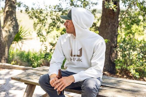 HUK Cotton Fleece Hoodie, Soft, Warm, Comfortable Hooded Sweatshirt Pullover for Men in Saudi Arabia