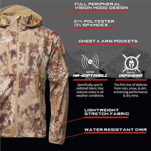 Kryptek Dalibor Collection 3 Jacket - Men's, Transitional, Large, 18DALJTS5 in Saudi Arabia