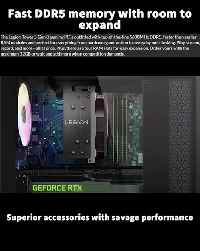 لابتوب العاب لينوفو ايديا سنتر 5i - 2022 - انفيديا جيفورس RTX 3060 - انتل i5 12400-16GB RAM - هارد HDD 1TB + هارد SSD 512GB - ويندوز 11 - اسود - ماوس وكيبورد - 3 اشهر in Saudi Arabia