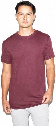 American Apparel TR401W Unisex Triblend Short-Sleeve Track T-Shirt Tri Coffee XL in Saudi Arabia