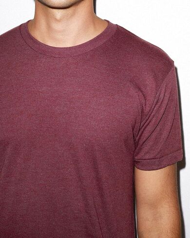 American Apparel TR401W Unisex Triblend Short-Sleeve Track T-Shirt Tri Coffee XL in Saudi Arabia