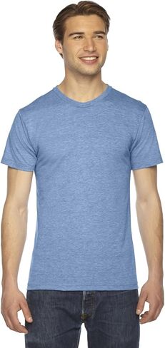 American Apparel TR401W Unisex Triblend Short-Sleeve Track T-Shirt Tri Coffee XL in Saudi Arabia