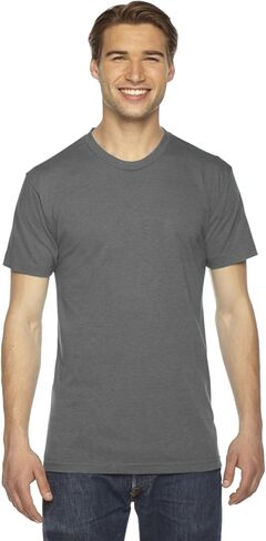 American Apparel TR401W Unisex Triblend Short-Sleeve Track T-Shirt Tri Coffee XL in Saudi Arabia