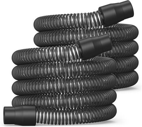 خرطوم CPAP 2 عبوة ، أنابيب CPAP الشاملة - 6 أقدام (72 ") قياسية 22 مم ، متوافق مع معظم آلات CPAP ، BIPAP ، و bilevel ، دائمة ، مرنة ، خالية من التسرب ، رمادي in Kuwait