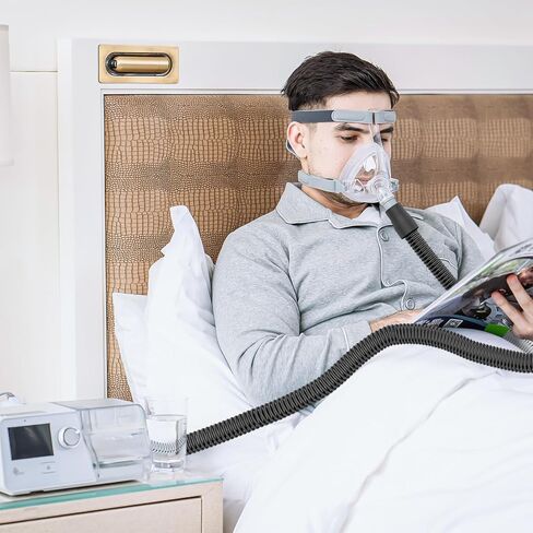 خرطوم CPAP 2 عبوة ، أنابيب CPAP الشاملة - 6 أقدام (72 ") قياسية 22 مم ، متوافق مع معظم آلات CPAP ، BIPAP ، و bilevel ، دائمة ، مرنة ، خالية من التسرب ، رمادي in Kuwait