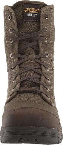 KEEN Utility Men's Roswell Mid Height Composite Toe Canvas Work Boots, Military Olive/Black Olive, 7 in Saudi Arabia
