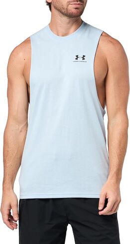 Under Armour Men's Sportstyle Left Chest Cut-Off T-Shirt in Kuwait
