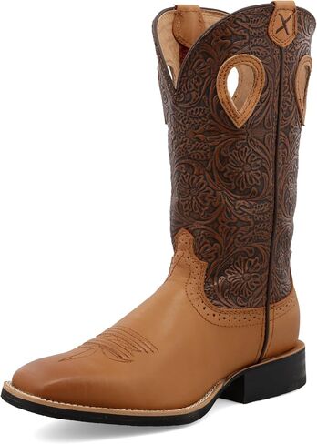 Twisted X Boots MRS0027 Ruff Stock Bomber-14in أزرق توب بومبر / أزرق 11.5 EE in Saudi Arabia