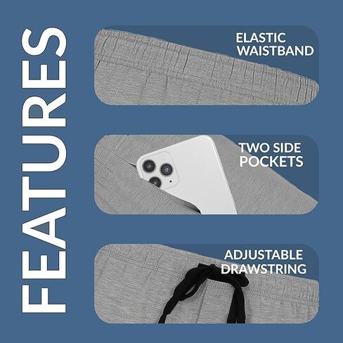 Hanes Men's 2-Pack Knit Short,Active Grey Heather/Black,Small in Saudi Arabia