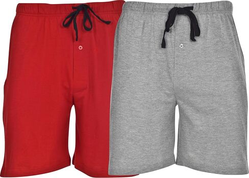 Hanes Men's 2-Pack Knit Short,Active Grey Heather/Black,Small in Saudi Arabia