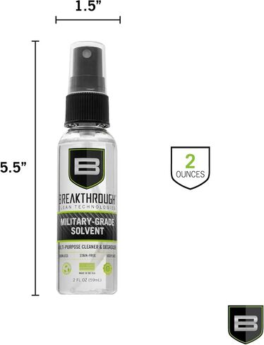 Breakthrough Clean Military-Grade Gun Cleaning Solvent - Gun Bore Cleaner and Degreaser - Gun Cleaner Spray Bottle - Automotive Oil and Grease Remover - 16oz in Saudi Arabia