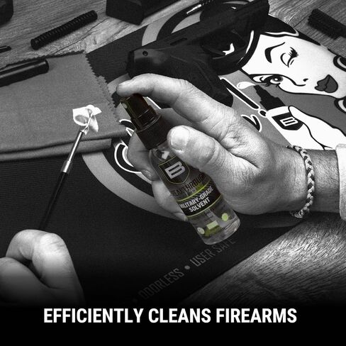 Breakthrough Clean Military-Grade Gun Cleaning Solvent - Gun Bore Cleaner and Degreaser - Gun Cleaner Spray Bottle - Automotive Oil and Grease Remover - 16oz in Saudi Arabia