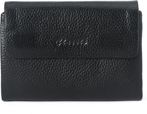 Bifold Wallet for Women Genuine Leather, [Large Capacity] [Magnetic Closure] Female Ladies Wallet Card Holder with ID Window, Zipper Coin Pockets (Burgundy) in Saudi Arabia