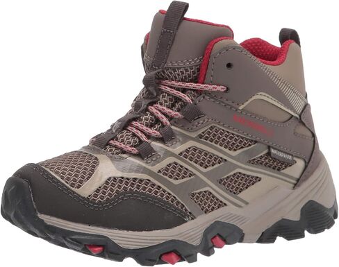 حذاء المشي لمسافات طويلة Moab FST متوسط ​​الحجم مقاوم للماء من Merrell Kids in Saudi Arabia