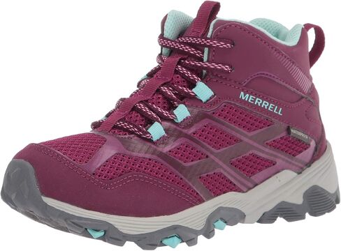 حذاء المشي لمسافات طويلة Moab FST متوسط ​​الحجم مقاوم للماء من Merrell Kids in Kuwait