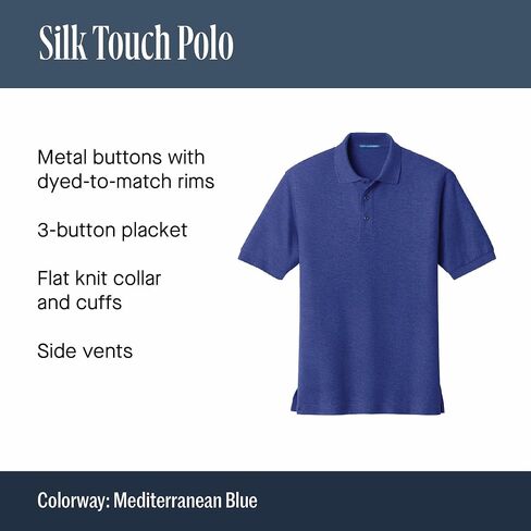 Port Authority Silk Touch Polo 4XL Texas Orange in Kuwait
