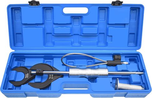 Inner CV Axle Puller Removal Tool with Heavy Duty Slide Hammer, 63mm 48mm CV Joint Fork, Outer CV Joint Adapter and Steel Cable Adapter, Front Wheel Drive Axle Half Shaft Removal Tool Kit in Saudi Arabia
