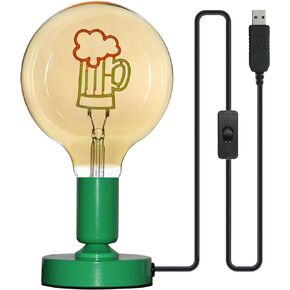 Industrial Table Lamp Small Edison Hat Decorative Lights E26 Base Bedside Lamps,Outdoor and Bedroom Decor,Bedside, Café, Bar, Pub,Party Home Bar Hotel Restaurant