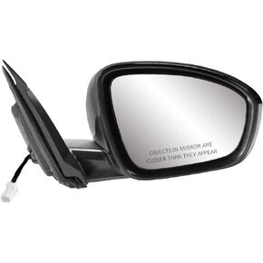 APA Replacement Rear View Mirror for 2019 2020 2021 2022 ALTIMA Power Heated Turn Signal Light No Camera Driver Left Side NI1320312 NI1320313 963026CA0B 963026CA1B