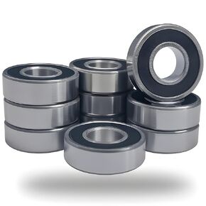 SACKORANGE 20 PCS R6-2RS Bearings 3/8 ID x 7/8 OD x 9/32 Width Small Bearings Pre-Lubricated and Double Rubber Sealed Miniature Deep Groove Ball Bearing