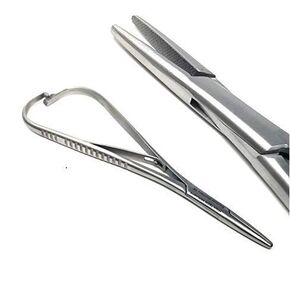 Mathieu Pliers 5.5" (14cm) Needle Holder Driver, Ligature Separator Placer, Orhtodontic Pliers, Lace Back Tightener (Pack of 1)