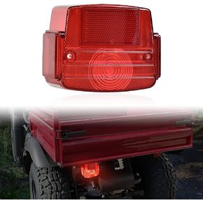 SAUTVS Red Tail Light Housing for Kawasaki Mule, Tail Lamp Lens for Kawasaki Mule 1990-2020 Accessories (1PCS, Replace #23026-1019)