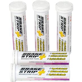 Phoenix Systems BrakeStrip Plus Service Center Brake Fluid + Coolant Test Strips. 500 Double Ended Brake Fluid Plus Coolant Test Strips. 5-Pack