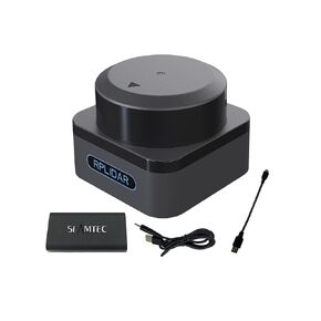 WayPonDEV RPLIDAR S3 Lidar Sensor 2D 360 Degree 40 Meters Scanning Radius IP65 ROS SLAM LIDAR Sensor Scanner for Obstacle Avoidance and Navigation of Robots (TTL UART)