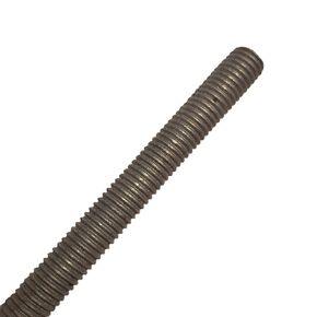 Grade 55 Threaded Rod (ASTM F1554), 3/4" Diameter, 10 Thread Size, 12" Length, Right Hand Threads Designed for Structural Anchoring, Hot Dip Galvanized - Made in USA