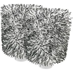 Car Wash Mitt Cyclone Ultra Car Washing Mitt Microfiber mitt for Cars (Black&White 2Pack)