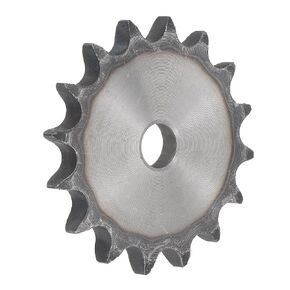 uxcell 16 Tooth Flat Chain Sprocket A Type, 1/2" Pitch, 12mm Bore A3 Carbon Steel for ISO 08B Chains, Blank
