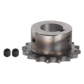 HARFINGTON DIN/ISO 06B Roller Chain Sprocket 16T Pitch 3/8" 20mm Bore A3 Carbon Steel Motor Drive Gear