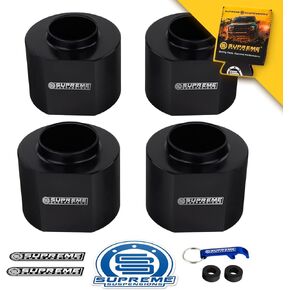 Supreme Suspensions - Full Lift Kit for 1997-2006 Jeep Wrangler TJ 3" Front + 3" Rear Suspension Lift - High-Density Delrin Lift Spacers - Can Cooler Included with Purchase
