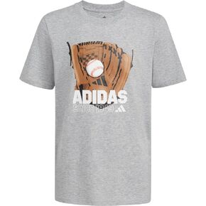 adidas Boys' Big Short Sleeve T Sports Graphic Tee Shirt