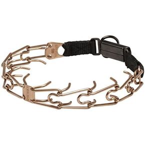 Herm Sprenger Curogan Ultra-Plus Prong Collar with Center-Plate and Click-Lock Buckle - 3.2 mm x 20 1/2 inches