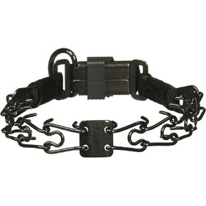 Herm Sprenger Black Stainless Steel 16" Prong Collar, One Size